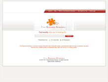 Tablet Screenshot of freebusinessdirectory.com